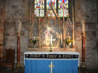 Alabaster altar - Click to enlarge - 78K