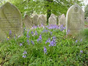 Barton churchyard